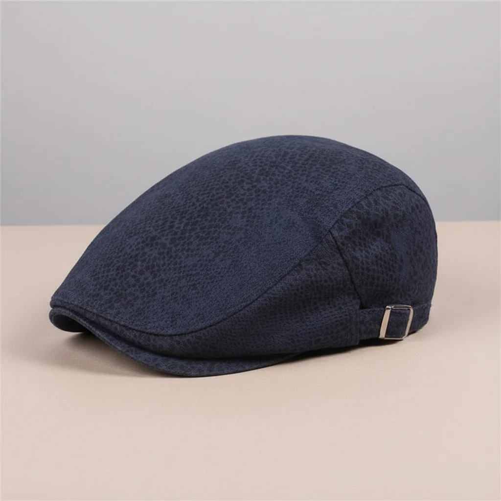 Casquette plate coton imprimé léopard ajustable - Vue 3 - casquette plate