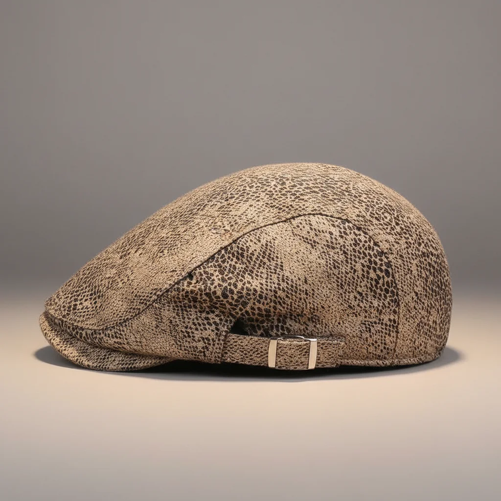 Casquette plate coton imprimé léopard ajustable - Vue 5 - casquette plate