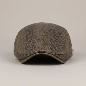 Casquette plate coton imprimé style safari - Vue 1 - casquette plate