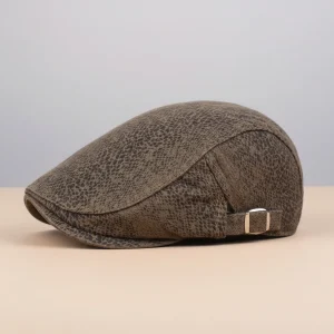 Casquette plate coton imprimé style safari - Vue 2 - casquette plate