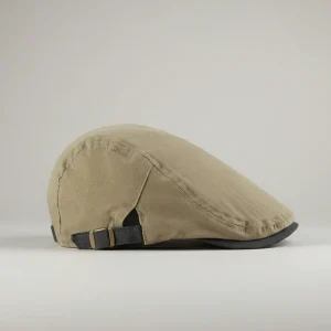 casquette plate coton kaki style décontracté - Vue 2 - casquette plate