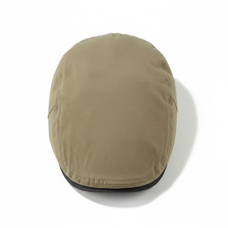 casquette plate coton kaki style décontracté - Vue 3 - casquette plate