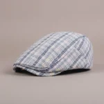 casquette plate coton motif rétro ajustable - Vue 1 - casquette plate