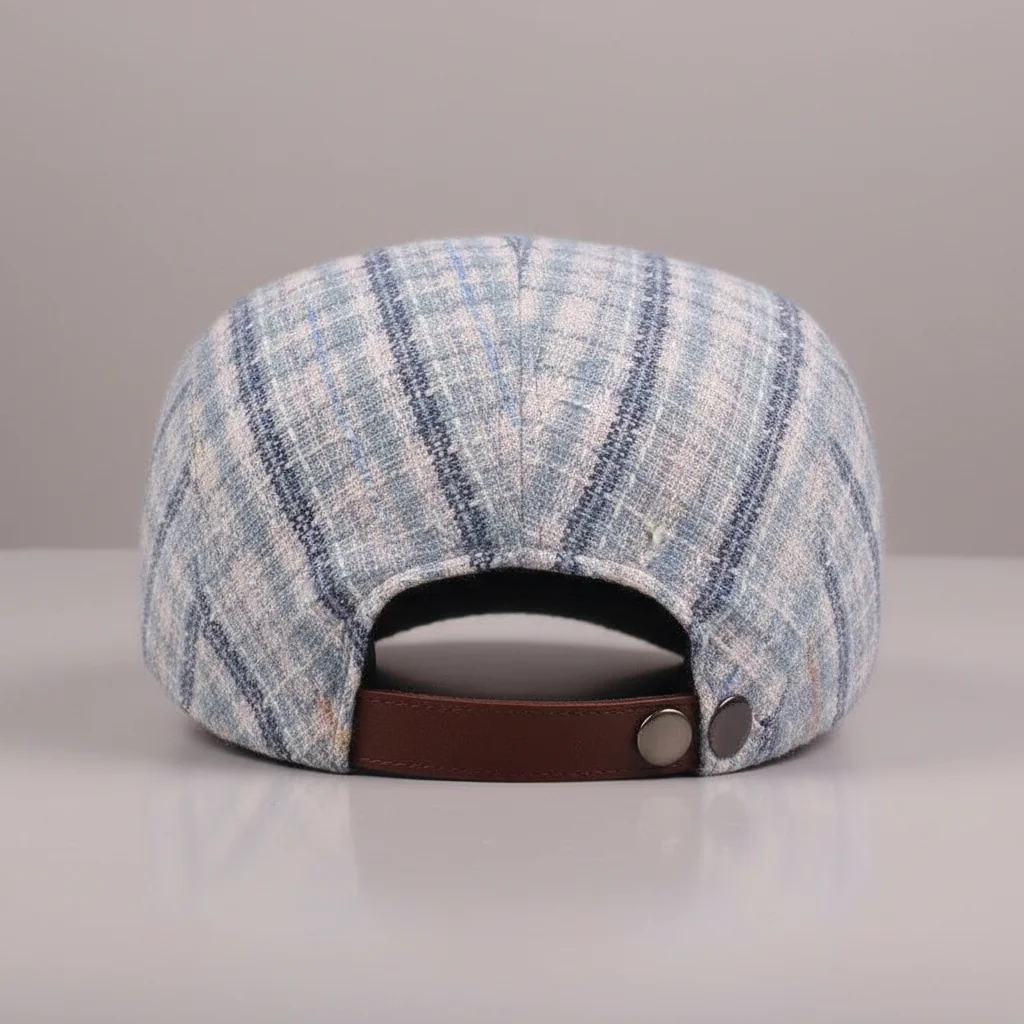 casquette plate coton motif rétro ajustable - Vue 3 - casquette plate