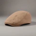 Casquette plate coton polyester ajustable camel - Vue 1 - casquette plate