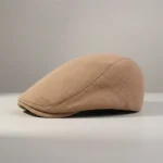 Casquette plate coton polyester ajustable camel - Vue 2 - casquette plate