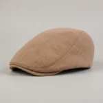 Casquette plate coton polyester ajustable camel - Vue 5 - casquette plate