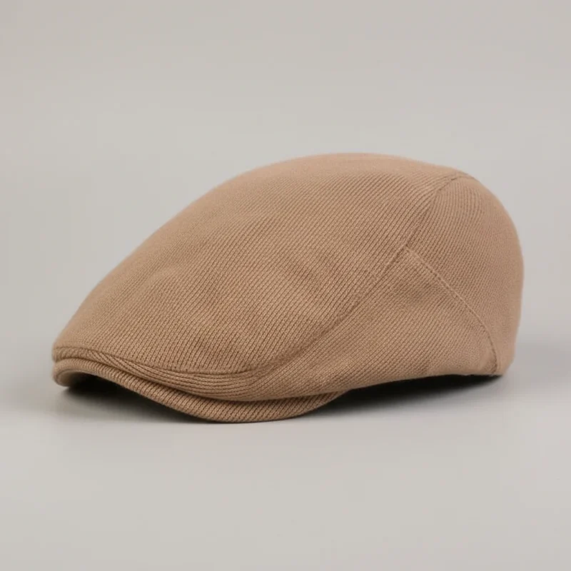 Casquette plate coton polyester ajustable camel - Vue 5 - casquette plate