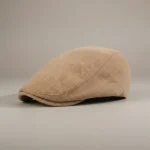Casquette plate coton polyester ajustable camel - Vue 6 - casquette plate