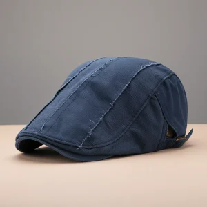 casquette plate coton style patchwork ajustable - Vue 2 - casquette plate