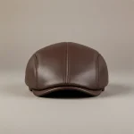 Casquette plate cuir homme pour l'hiver - Vue 7 - casquette plate
