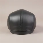Casquette plate cuir homme style authentique - Vue 2 - casquette plate