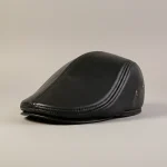 Casquette plate cuir homme style élégant - Vue 6 - casquette plate