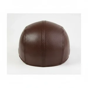 casquette plate cuir homme style intemporel - Vue 2 - casquette plate