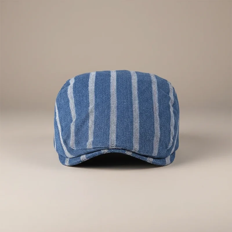 casquette plate denim homme style décontracté - Vue 6 - casquette plate