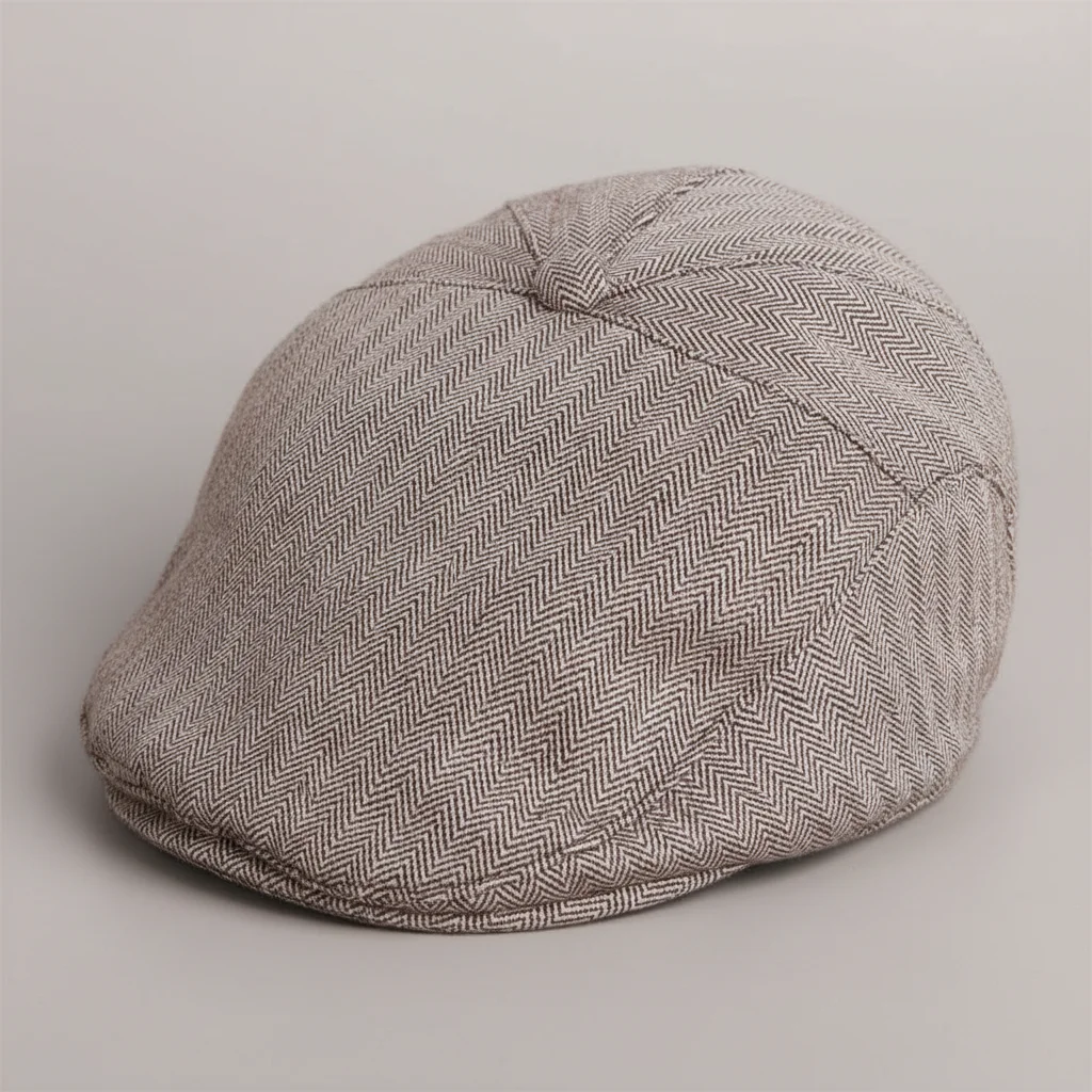 Casquette plate enfant coton ajustable marron - Vue 4 - casquette plate