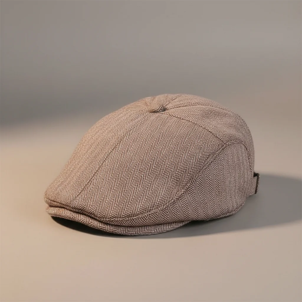 Casquette plate enfant coton ajustable marron - Vue 5 - casquette plate