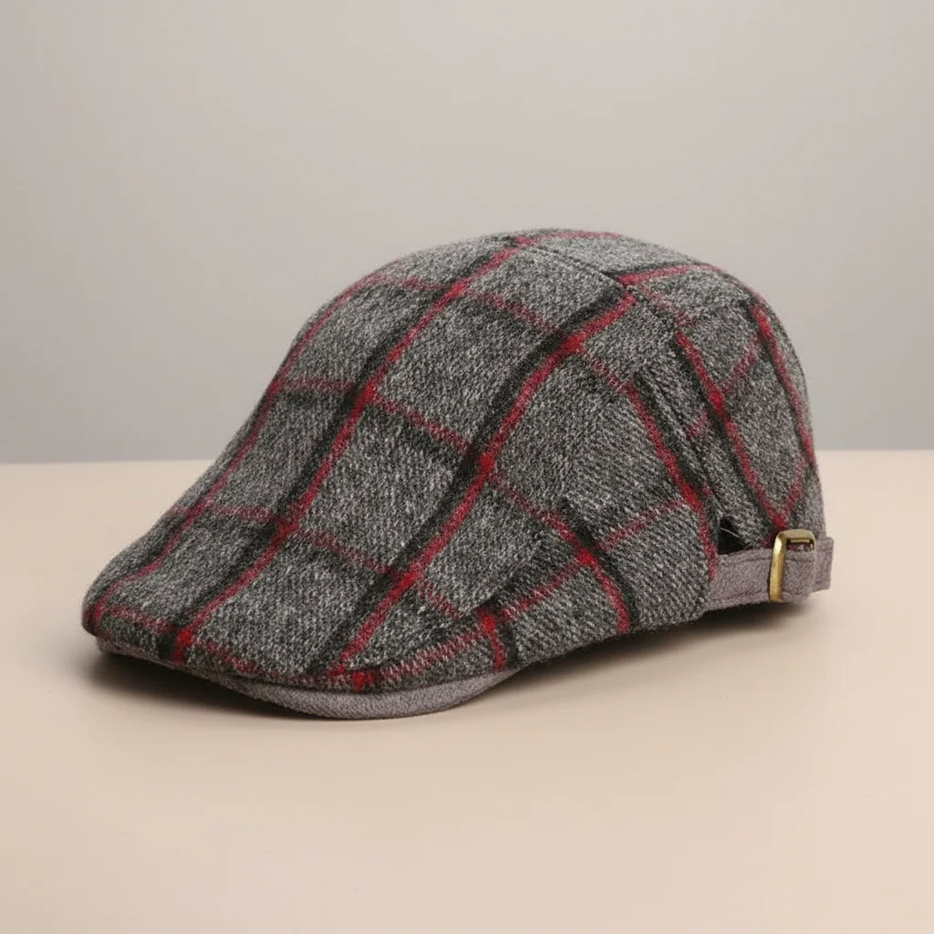 casquette plate enfant laine ajustable - Vue 1 - casquette plate
