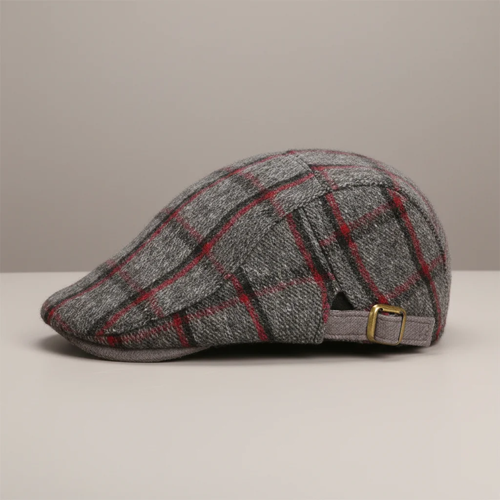 casquette plate enfant laine ajustable - Vue 2 - casquette plate