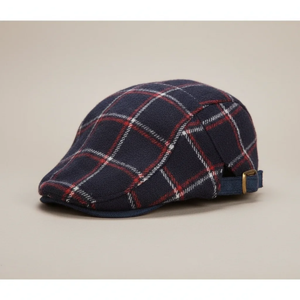 casquette plate enfant laine ajustable confort - Vue 1 - casquette plate