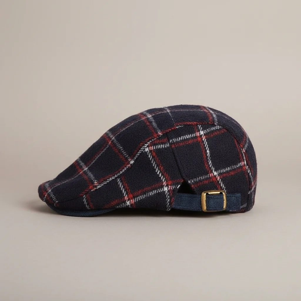casquette plate enfant laine ajustable confort - Vue 2 - casquette plate