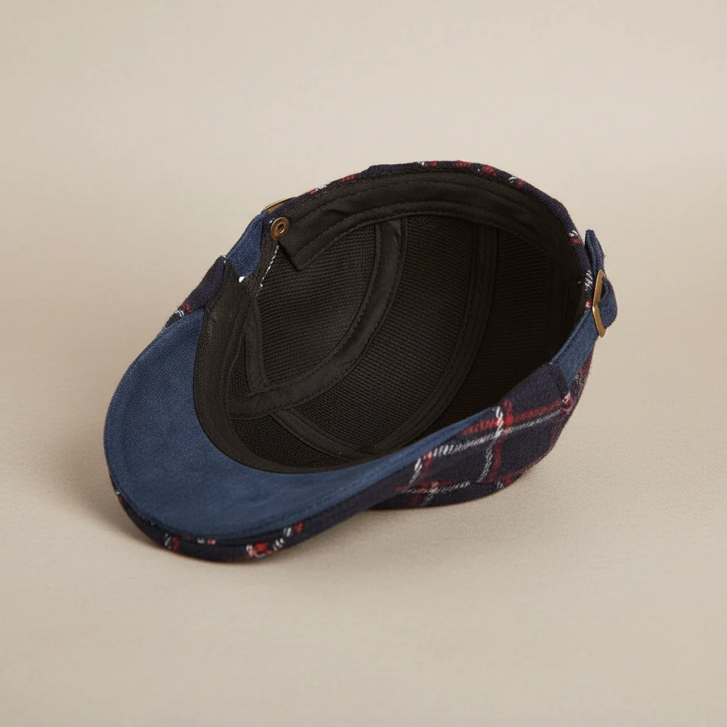 casquette plate enfant laine ajustable confort - Vue 3 - casquette plate