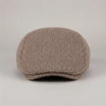 Casquette plate homme coton et polyester chevrons - Vue 1 - casquette plate