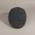 Casquette plate homme coton polyester rayé - Vue 3 - casquette plate