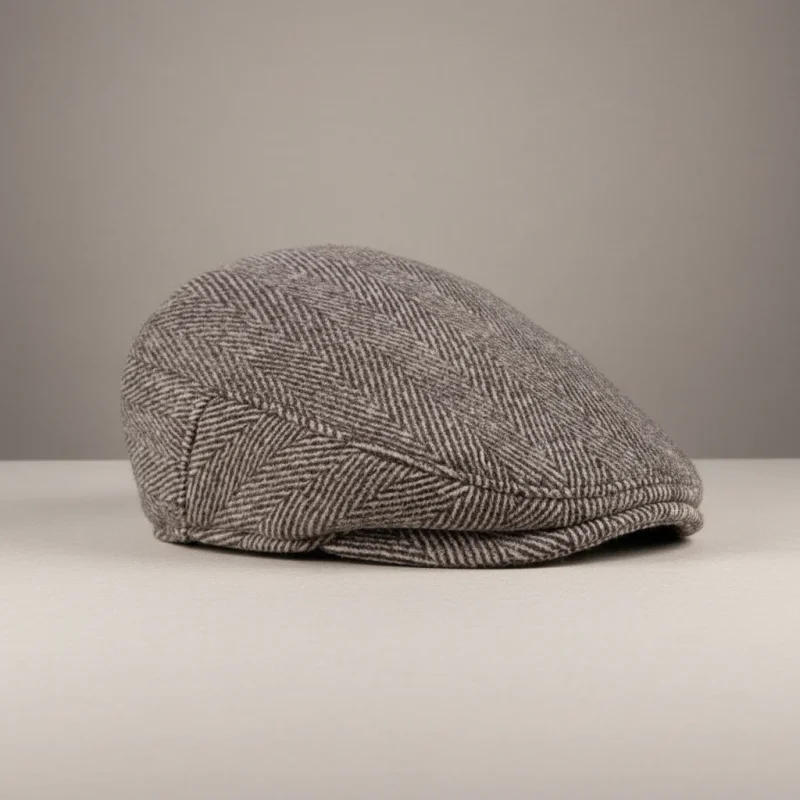 casquette plate homme laine style hiver - Vue 1 - casquette plate