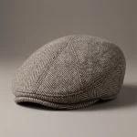 casquette plate homme laine style hiver - Vue 4 - casquette plate