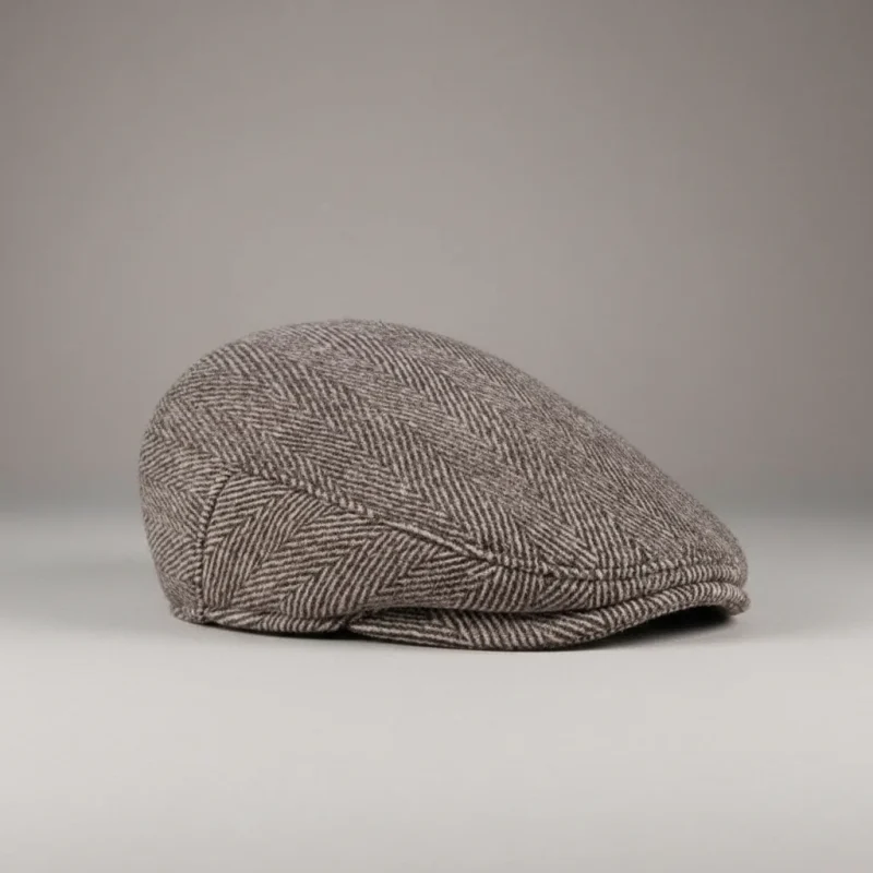 casquette plate homme laine style hiver - Vue 5 - casquette plate