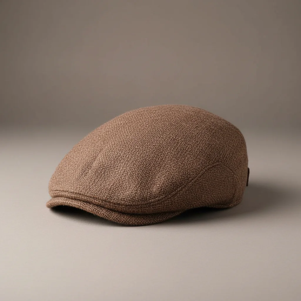 Casquette plate homme lin et coton ajustable - Vue 1 - casquette plate