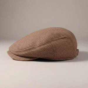 Casquette plate homme lin et coton ajustable - Vue 2 - casquette plate