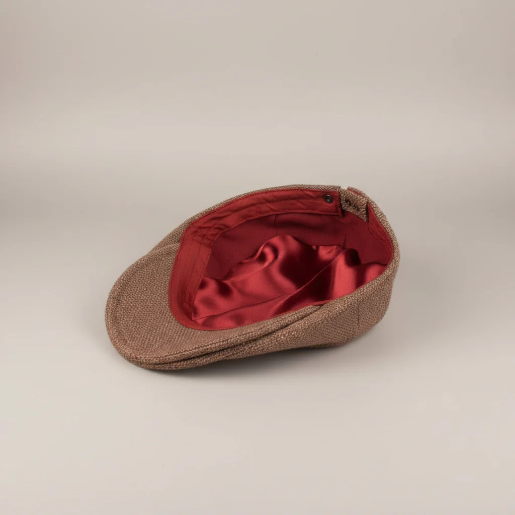 Casquette plate homme lin et coton ajustable - Vue 5 - casquette plate