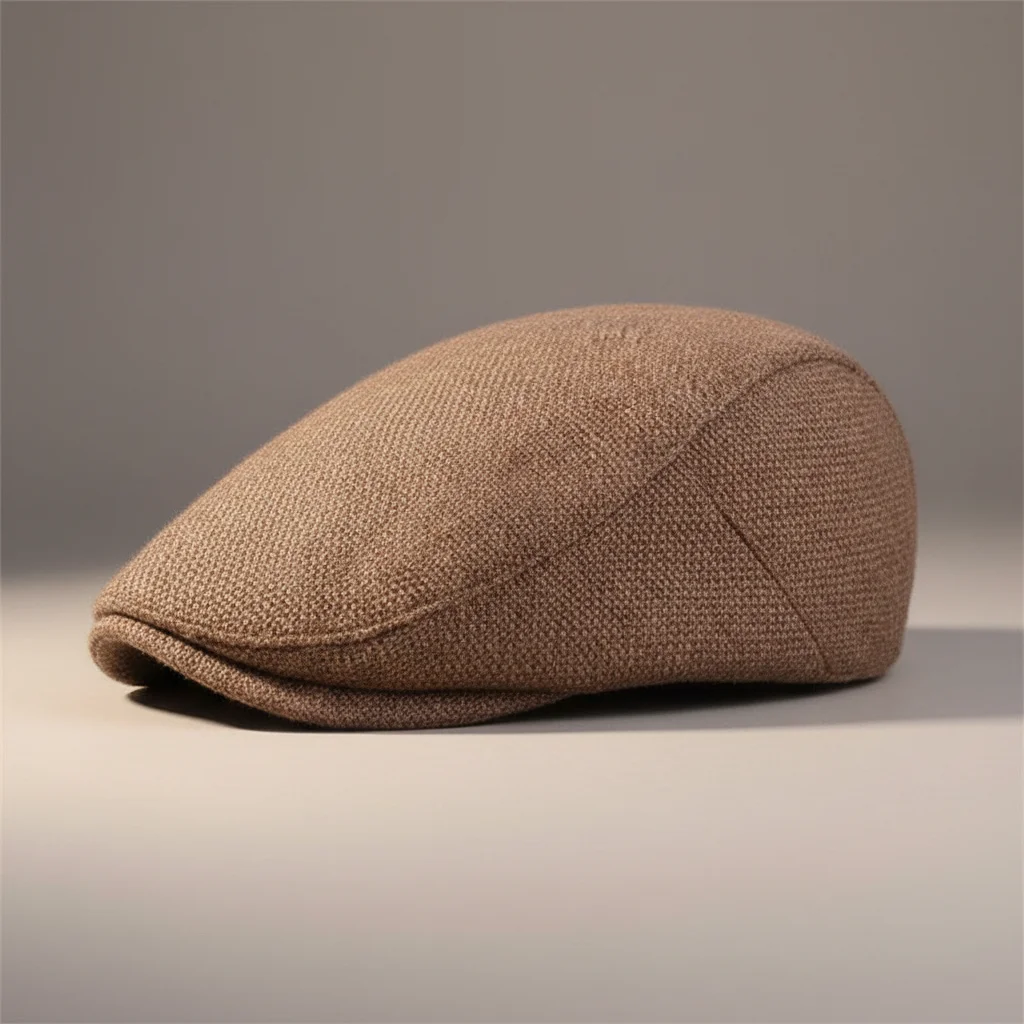 Casquette plate homme lin et coton ajustable - Vue 6 - casquette plate