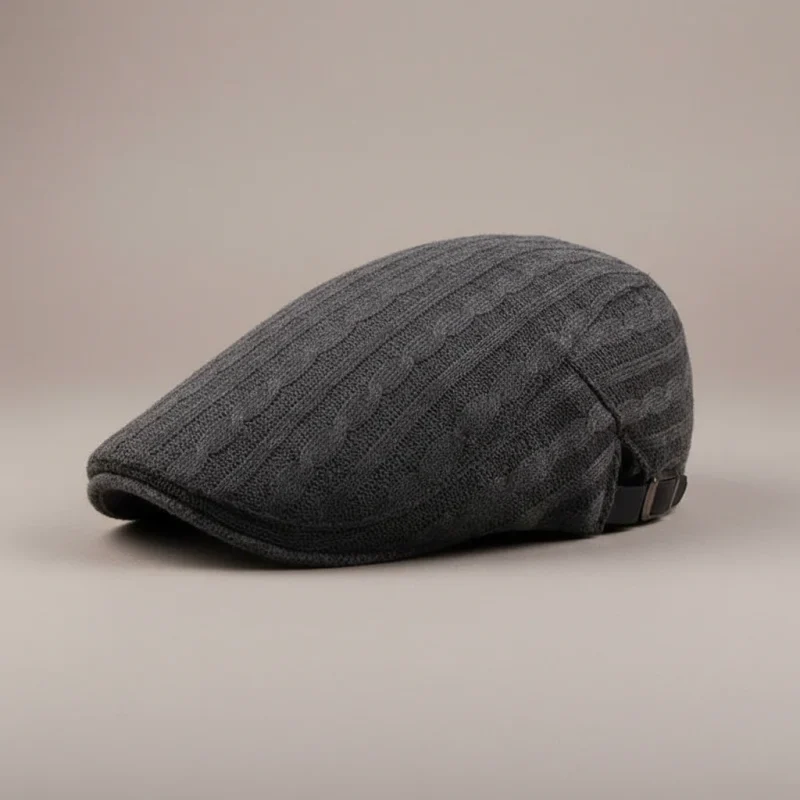 Casquette plate homme polyester style anglais - Vue 1 - casquette plate