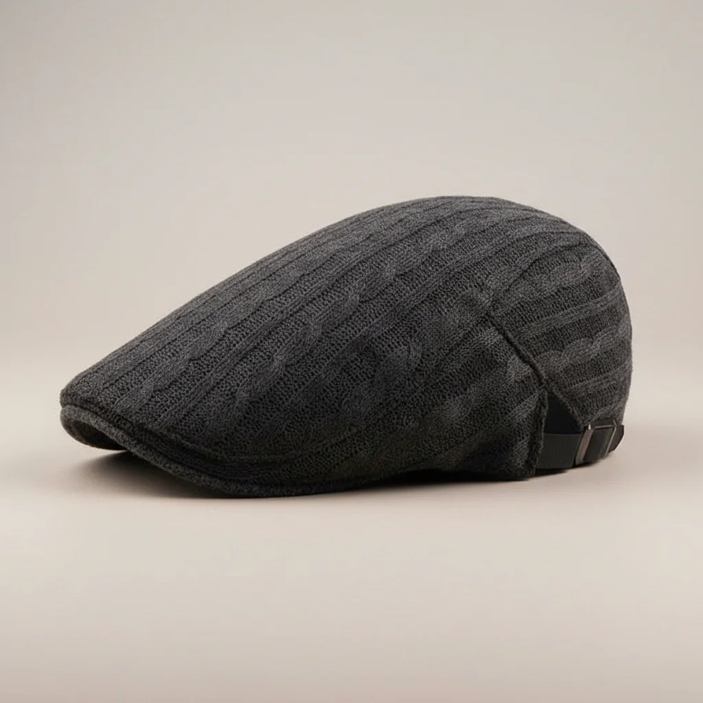 Casquette plate homme polyester style anglais - Vue 5 - casquette plate