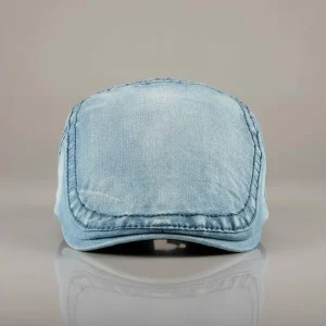 Casquette plate jean homme ajustable - Vue 1 - casquette plate