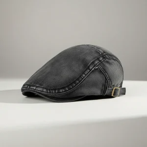 casquette plate jean homme ajustable été - Vue 1 - casquette plate