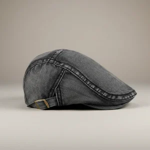 casquette plate jean homme ajustable été - Vue 2 - casquette plate