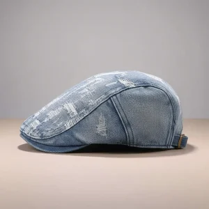 Casquette plate jean homme style estival - Vue 2 - casquette plate