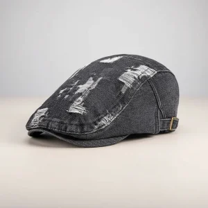 Casquette plate jean homme style été - Vue 1 - casquette plate