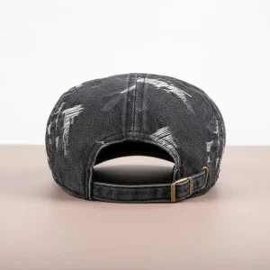 Casquette plate jean homme style été - Vue 2 - casquette plate