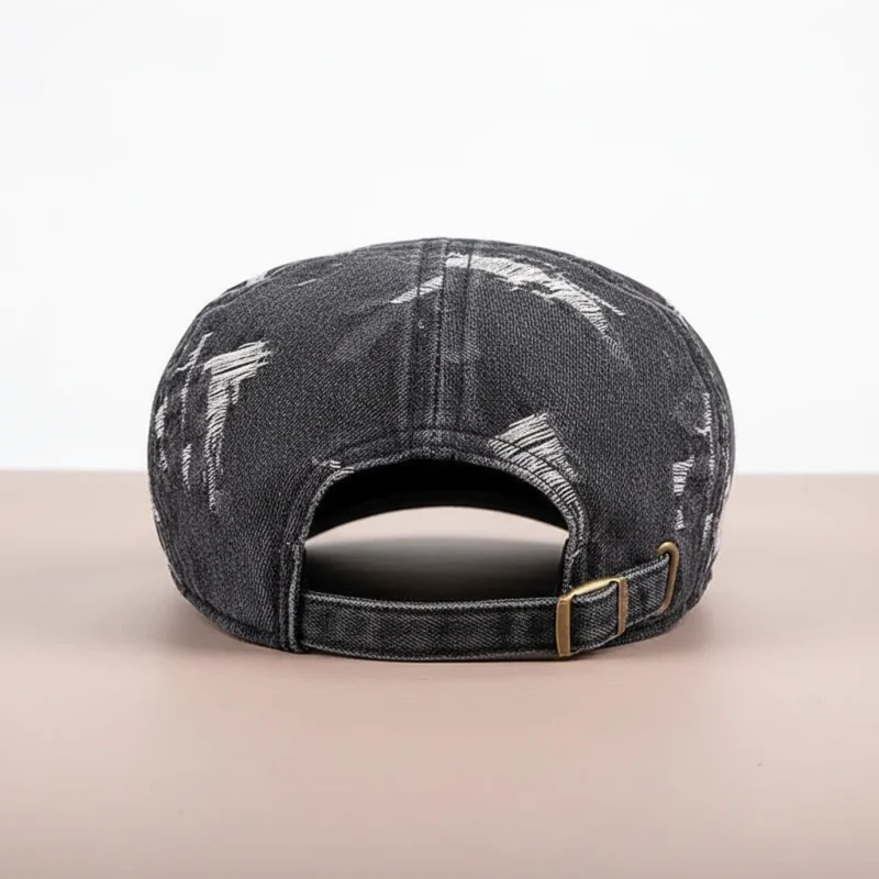 Casquette plate jean homme style été - Vue 2 - casquette plate