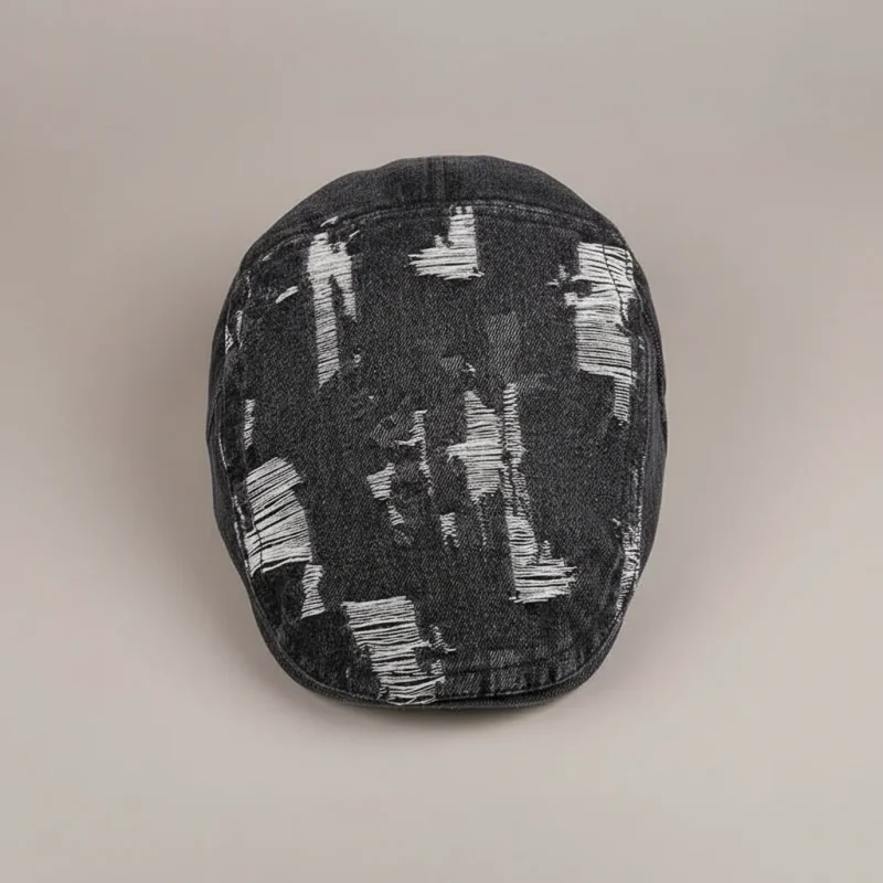 Casquette plate jean homme style été - Vue 3 - casquette plate