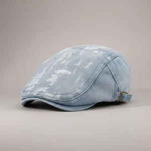 Casquette plate jean homme style moderne - Vue 1 - casquette plate