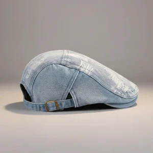 Casquette plate jean homme style moderne - Vue 2 - casquette plate