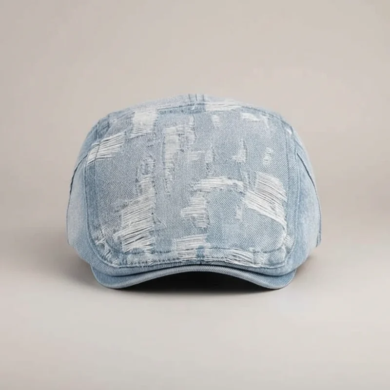 Casquette plate jean homme style moderne - Vue 5 - casquette plate
