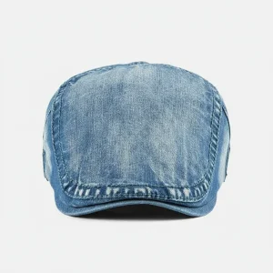 Casquette plate jean homme style quotidien - Vue 1 - casquette plate