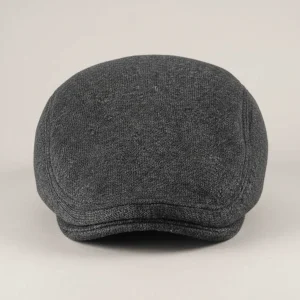 Casquette plate laine et polyester ajustable - Vue 1 - casquette plate